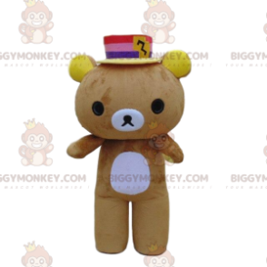 Traje de mascote Teddy BIGGYMONKEY™, fantasia de urso, ursinho