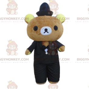 Romantischer Teddybär BIGGYMONKEY™ Maskottchenkostüm