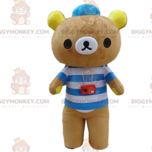 Teddy BIGGYMONKEY™ mascottekostuum, berenkostuum, bruine
