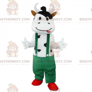 Cow BIGGYMONKEY™ maskottiasu, lehmäasu, härkämekko -
