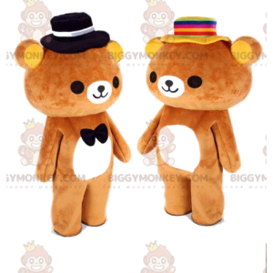 2 osos de peluche, mascota del oso de peluche BIGGYMONKEY™