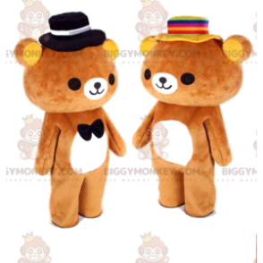 2 teddy bears, BIGGYMONKEY™s teddy bear mascot, romantic couple