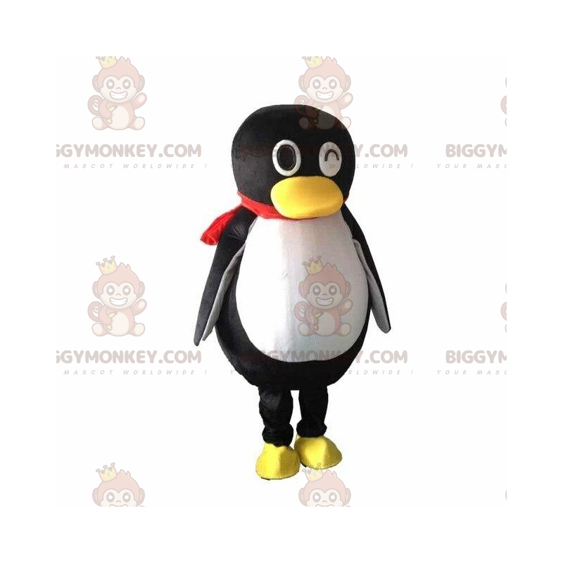 Pinguin-Kostüm, Eisscholle BIGGYMONKEY™ Maskottchen-Kostüm