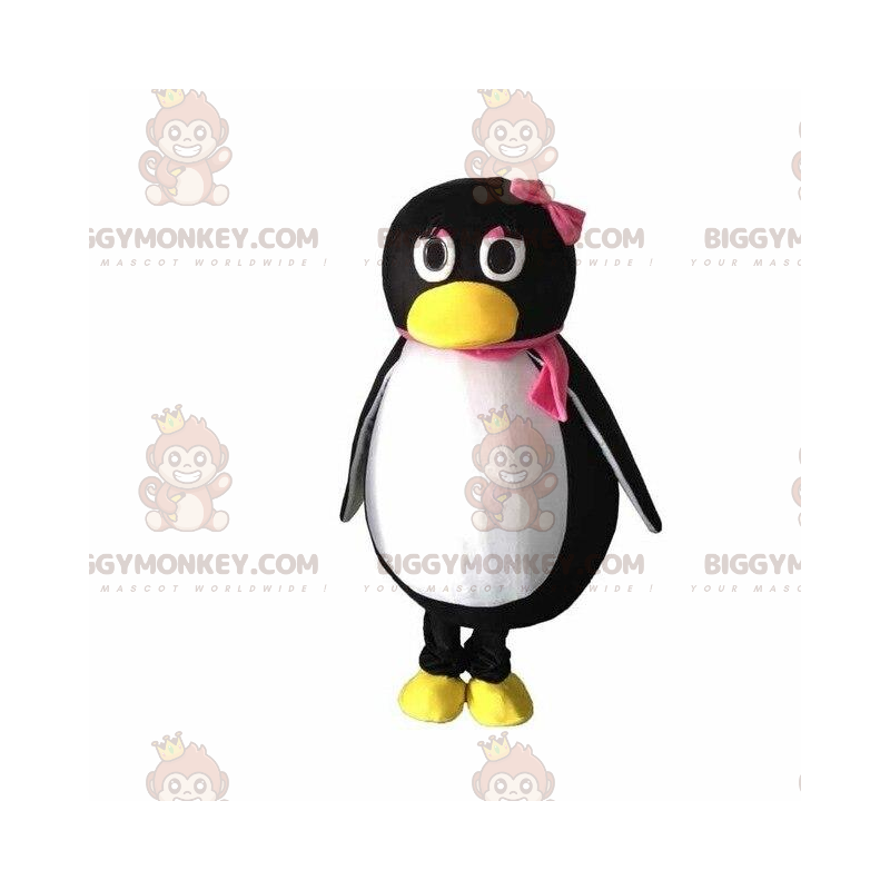 Costume de mascotte BIGGYMONKEY™ de pingouin, costume féminin