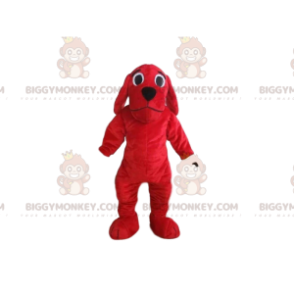 Costume de mascotte BIGGYMONKEY™ de chien rouge, costume de