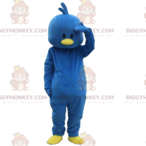 Kostým maskota modrého ptáka BIGGYMONKEY™, kostým kuřátka