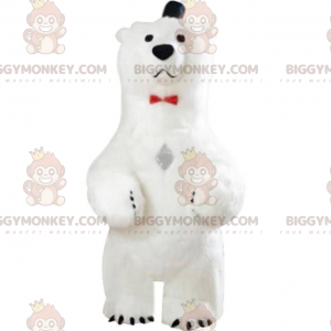 Costume da mascotte orso polare BIGGYMONKEY™, costume da orso