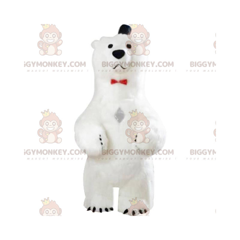 Kostým maskota ledního medvěda BIGGYMONKEY™, kostým medvěda