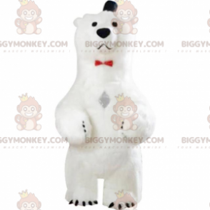 Costume de mascotte BIGGYMONKEY™ d'ours polaire, costume