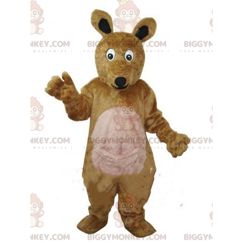 Costume da mascotte canguro BIGGYMONKEY™, costume da canguro