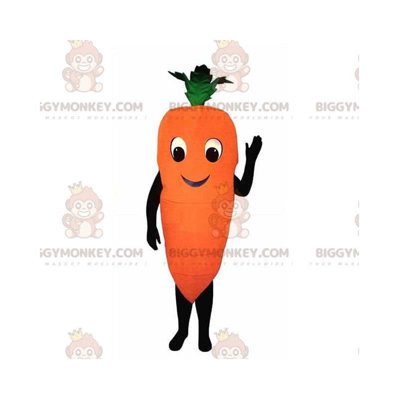 Costume de mascotte BIGGYMONKEY™ de carotte, costume de