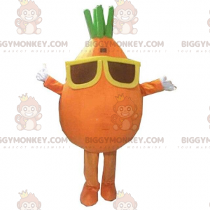 Costume de mascotte BIGGYMONKEY™ de carotte, costume de