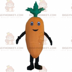 Porkkana-asu, porkkana BIGGYMONKEY™ maskottiasu, kasvismekko -