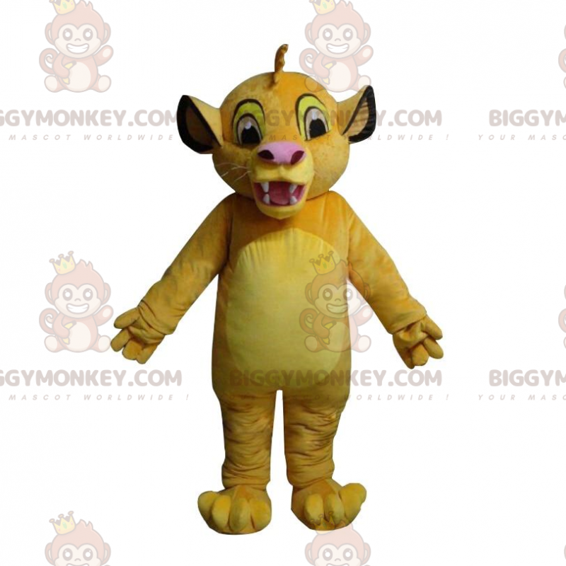 BIGGYMONKEY™ maskotdräkt från Simba, Lejonkungen. Kostym Simba