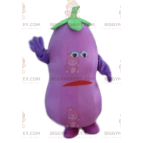 Eggplant BIGGYMONKEY™ mascot costume, eggplant costume