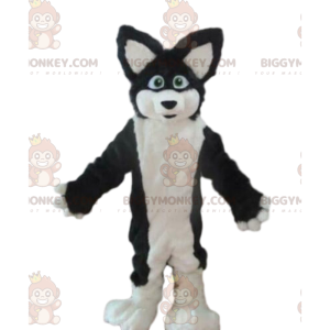 BIGGYMONKEY™ costume da mascotte di cane husky, costume da