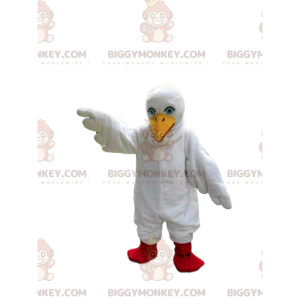 Στολή μασκότ Seagull BIGGYMONKEY™, στολή γλάρου, γιγάντιο