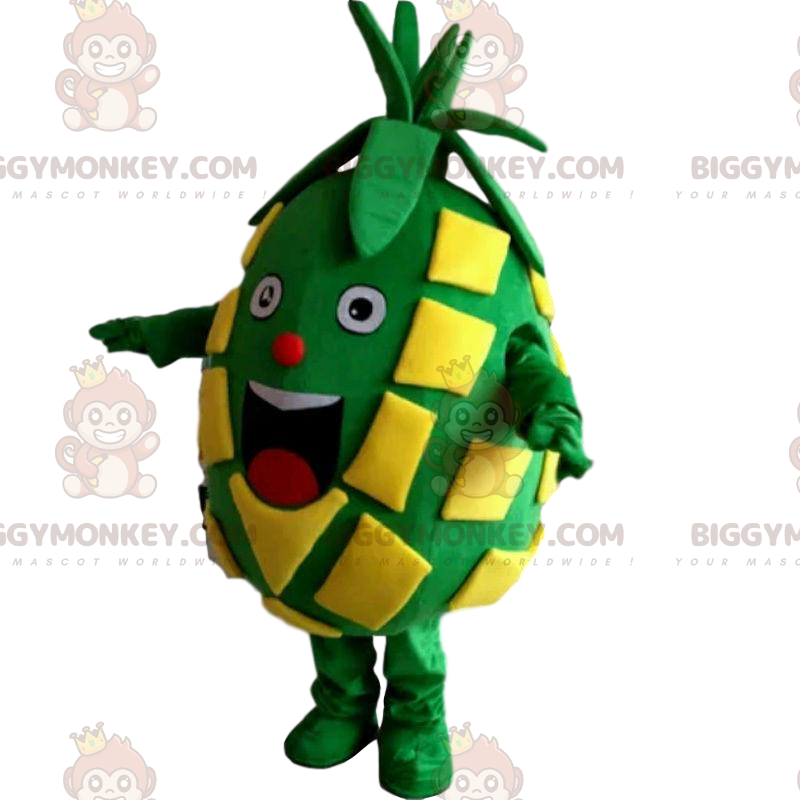 Ananas BIGGYMONKEY™ mascottekostuum, fruitkostuum, exotisch