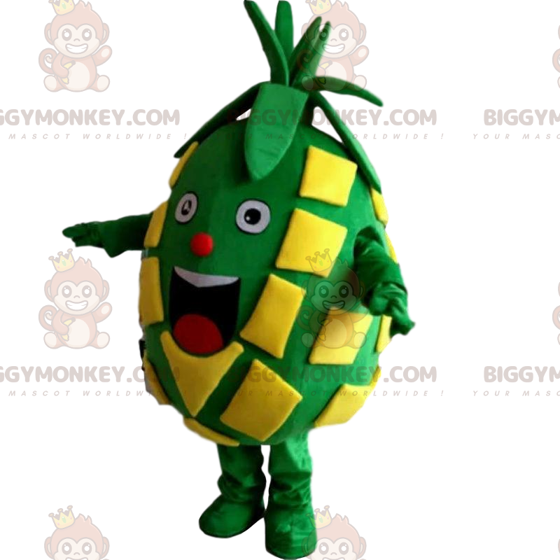 Kostým maskota Ananas BIGGYMONKEY™, kostým ovoce, exotické