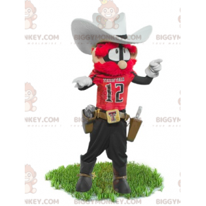 Costume de mascotte BIGGYMONKEY™ de cow-boy de shérif -
