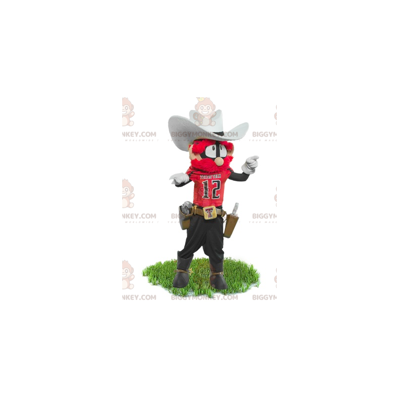 Costume da mascotte Sceriffo Cowboy BIGGYMONKEY™ -