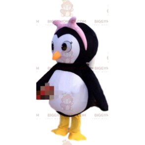 Penguin BIGGYMONKEY™ mascottekostuum, pinguïnkostuum, ijsschots