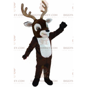 Costume da mascotte cervo BIGGYMONKEY™, costume da renna