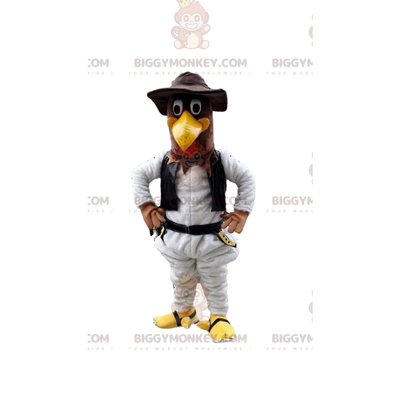 Chicken BIGGYMONKEY™ mascot costume, turkey costume, farm