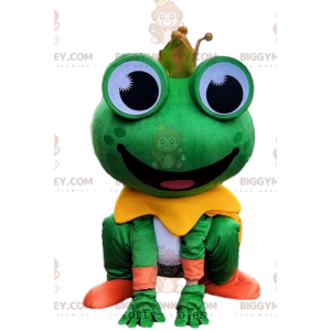 Kostým maskota legrační žabky BIGGYMONKEY™, legrační kostým