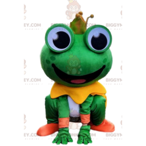 Funny frog BIGGYMONKEY™ mascot costume, funny frog costume –