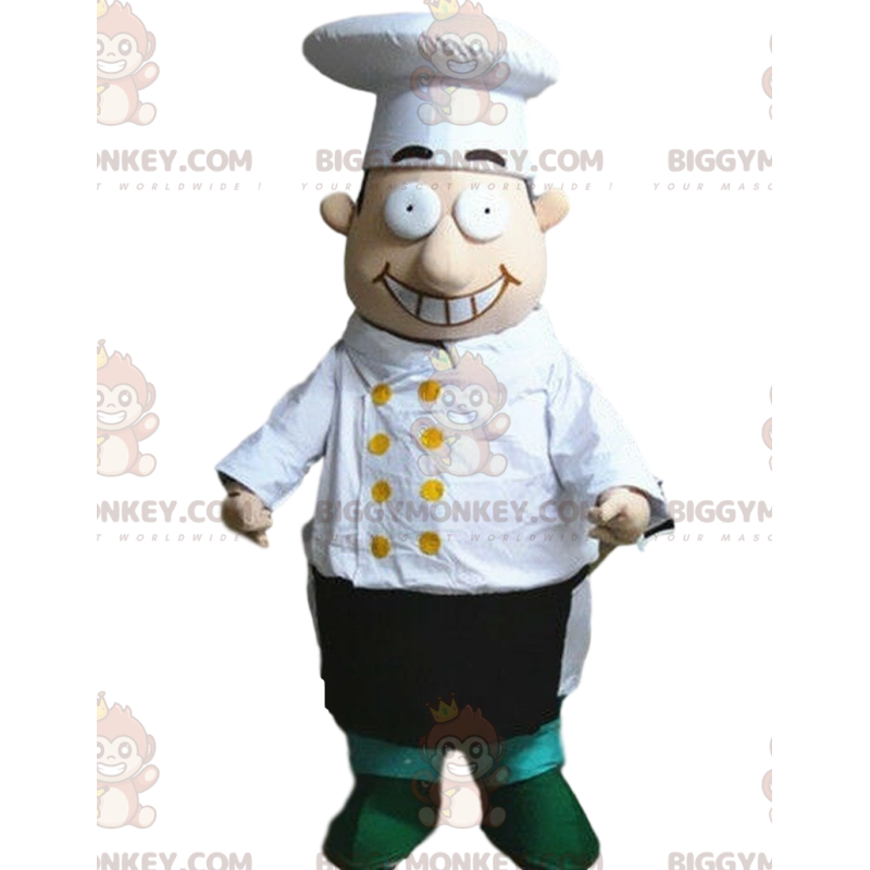 Costume da mascotte chef BIGGYMONKEY™, costume da ristoratore -