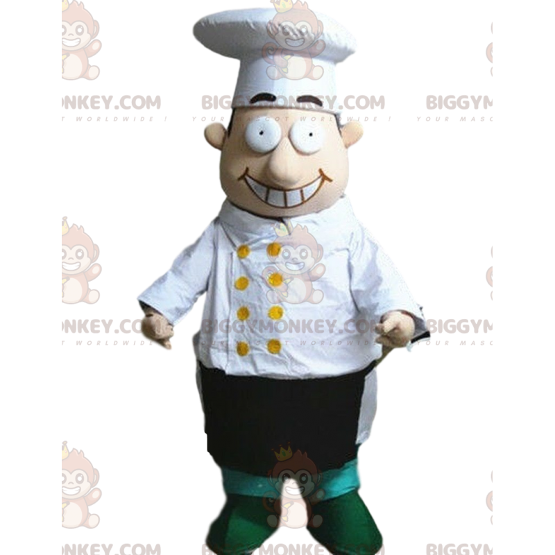 Kostým maskota šéfkuchaře BIGGYMONKEY™, kostým restauratéra –
