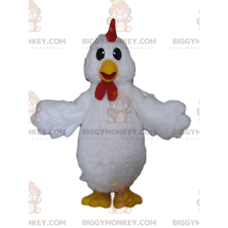 Hen BIGGYMONKEY™ mascot costume, chicken costume, farm fancy dress