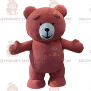 Green teddy bear BIGGYMONKEY™ mascot costume, teddy bear