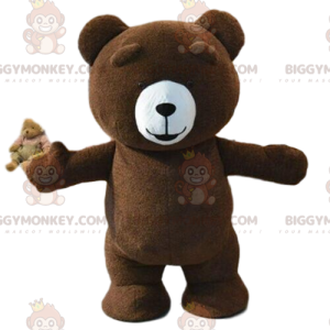 Big brown teddy bear costume, brown bear costume -