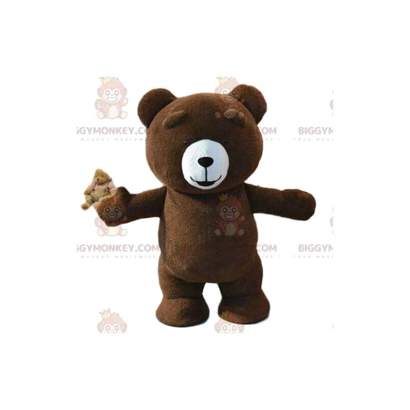 Stor brun nallebjörnsdräkt, brunbjörnsdräkt - BiggyMonkey maskot