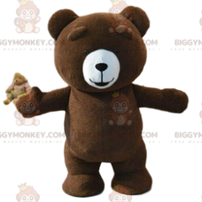 Déguisement de gros nounours marron, costume d'ours brun -