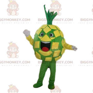 Ananas BIGGYMONKEY™ mascottekostuum, fruitkostuum, exotisch