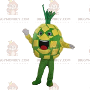 Ananas BIGGYMONKEY™ maskotdräkt, fruktdräkt, exotisk