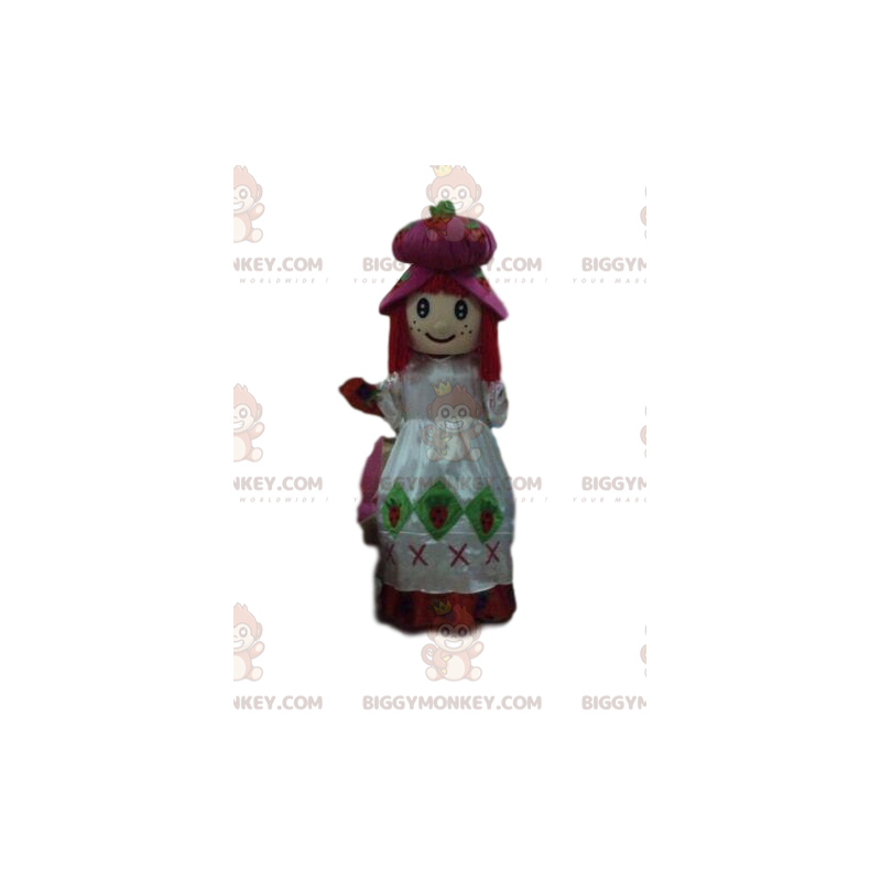 Strawberry Shortcake BIGGYMONKEY™ maskotkostume, pigekostume -