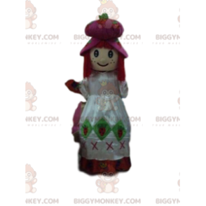 Strawberry Shortcake BIGGYMONKEY™ mascot costume, girl costume