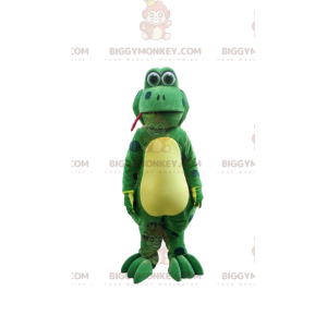 Costume de mascotte BIGGYMONKEY™ de grenouille amusante