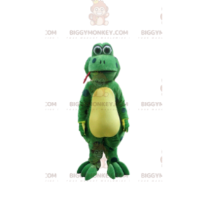 Costume de mascotte BIGGYMONKEY™ de grenouille amusante