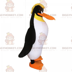 Penguin BIGGYMONKEY™ maskottiasu, pingviiniasu, blondi