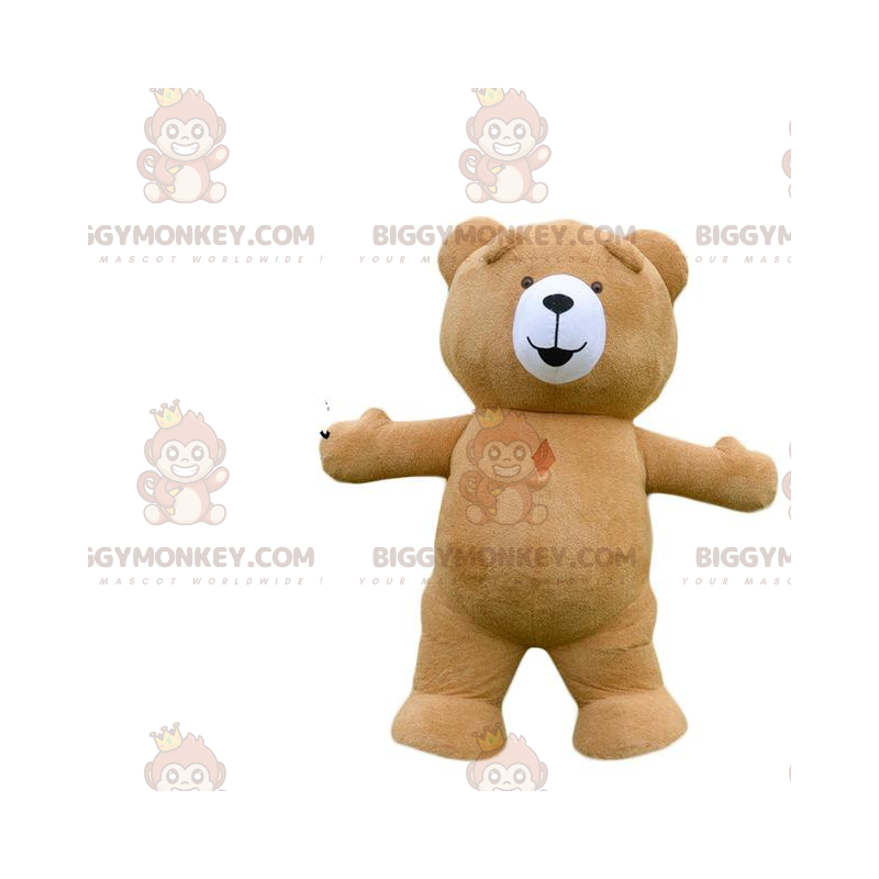 Στολή μασκότ Big Plump Teddy BIGGYMONKEY™, Στολή Teddy Bear -