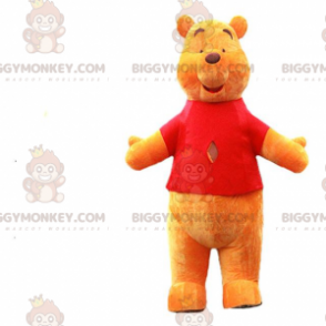 Winnie the Pooh BIGGYMONKEY™ mascot costume, famous yellow bear