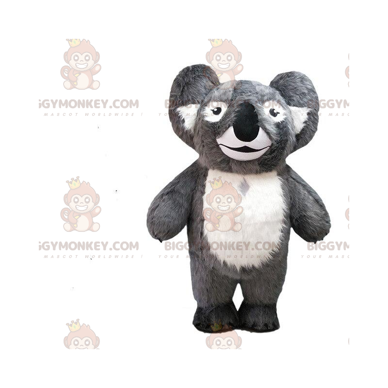 Costume de mascotte BIGGYMONKEY™ de koala gris, costume