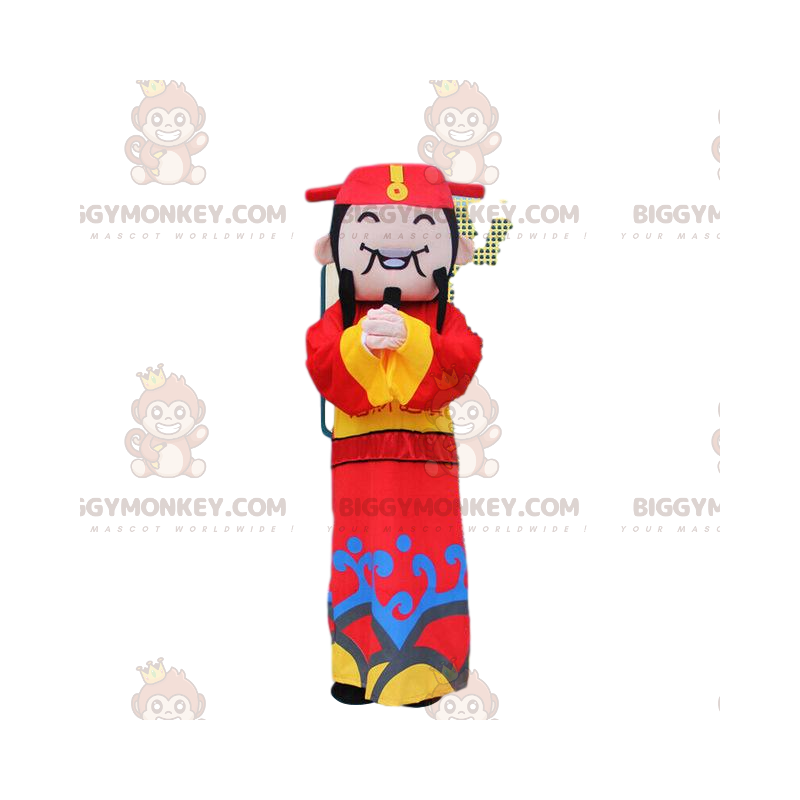 Aziatisch mannenkostuum, god van rijkdom - Biggymonkey.com