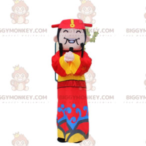 Costume d'homme asiatique, dieu de la richesse - Biggymonkey.com