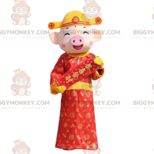 Costume de mascotte BIGGYMONKEY™ de cochon, costume de cochon